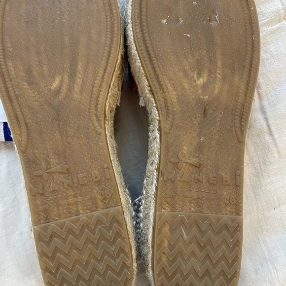 NEW Manebi Espadrille Bandana Flats size 8 - Picture 9 of 9